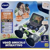 VTech Interactieve video, verrekijker voor kinderen met 6 spelmodi, lcd-kleurenscherm, meer dan 700 geïntegreerde BBC-inhoud, nachtzicht, Italiaanse taal, batterijen inbegrepen, 5-12 jaar