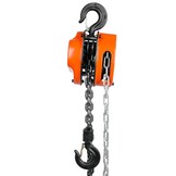 VEVOR Manual Chain Hoist 1T Pull Chain with Block Hook 360° Lifting Height 5.6m Alloy Steel G80 Chain Guide with Double Ratchet Brake for Garages