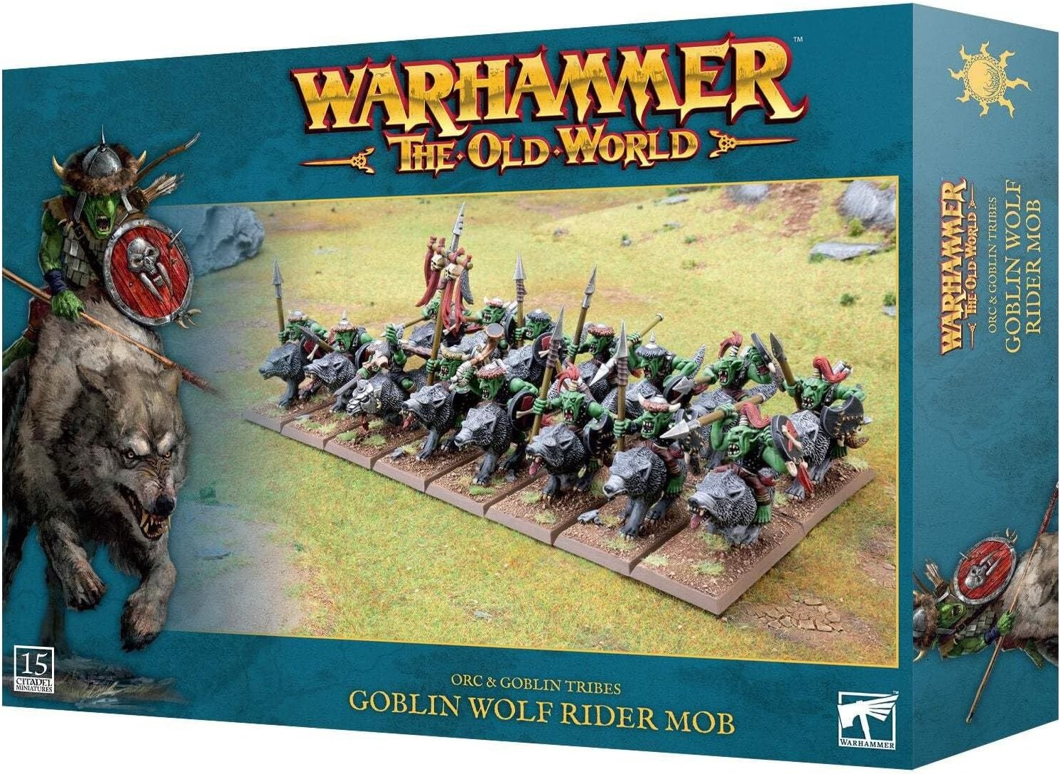 Games Workshop - Warhammer - De Oude Wereld - Orc en Goblin Tribes: Goblin Wolf Rider Mob