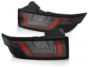 Achterlichten LAND ROVER RANGE ROVER EVOQUE 11- ROOD HELDER ZWART LED