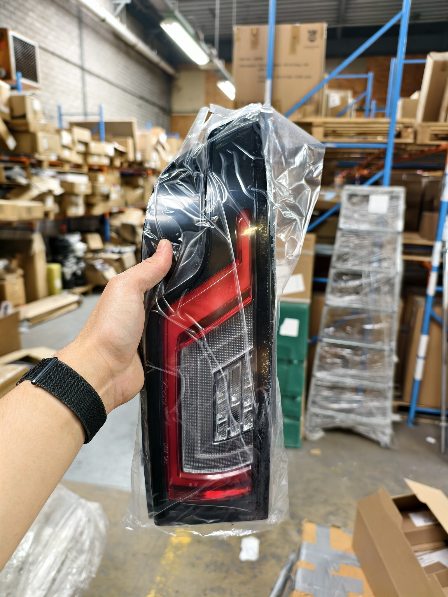 Achterlichten LAND ROVER RANGE ROVER EVOQUE 11- ROOD HELDER ZWART LED