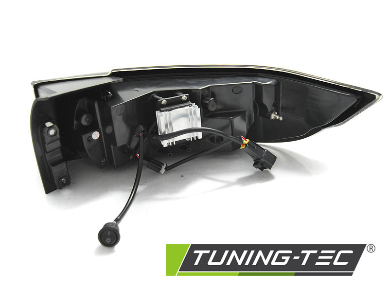 Achterlichten LAND ROVER RANGE ROVER EVOQUE 11- ROOD HELDER ZWART LED