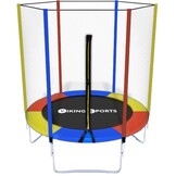 Trampoline - 183 cm - met veiligheidsnet - regenboog