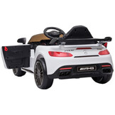 Elektrische Kinderauto Mercedes GTR AMG Wit 35% Korting