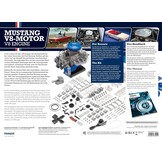 Franzis Ford Mustang V8 1965 Motormodel Bouwset - Transparant - Schaal 1:4