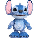 Disney Ultimate Stitch Interactieve Pluche Knuffel 43 cm - Blauw