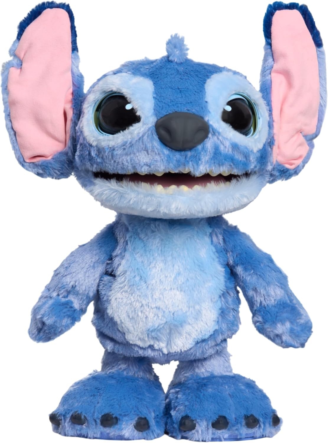 Disney Ultimate Stitch Interactieve Pluche Knuffel 43 cm - Blauw