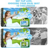 ARNSSIEN Kids Camera with 180° Rotating Lens & 1080P HD,2.4" Large Screen | Kids Digital Camera for Boys and Girls 3-12 Years,Pictures/Videos,Kids Photo Camera Birthday Gift,X101
