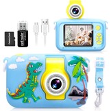 ARNSSIEN Kids Camera with 180° Rotating Lens & 1080P HD,2.4" Large Screen | Kids Digital Camera for Boys and Girls 3-12 Years,Pictures/Videos,Kids Photo Camera Birthday Gift,X101