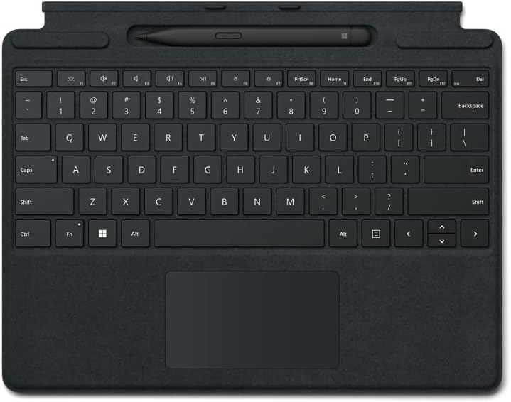 Microsoft Surface Pro Signature Keyboard met Slim Pen 2 - QWERTZ - Zwart