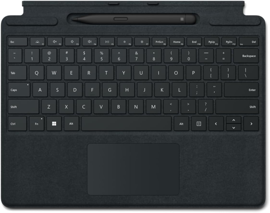 Microsoft Surface Pro Signature Keyboard met Slim Pen 2 - QWERTZ - Zwart