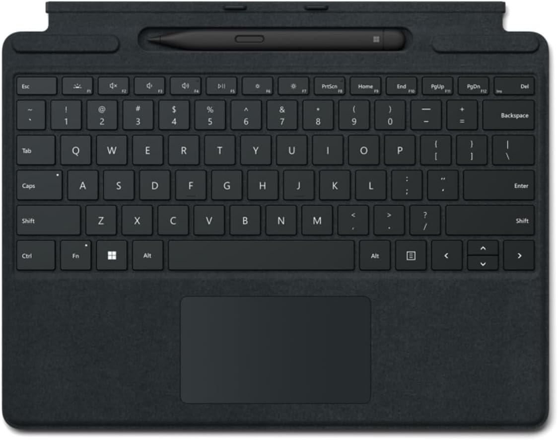 Microsoft Surface Pro Signature Keyboard met Slim Pen 2 - QWERTZ - Zwart