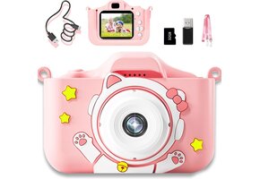 Kindercamera 48MP 1080p Video met 32GB SD-kaart & 53% Korting