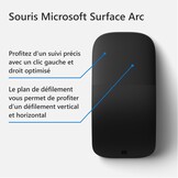 Microsoft Surface Arc Mouse - Draadloze Bluetooth Muis - Zwart