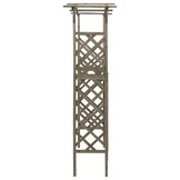 Pergola met poort 116x40x204 cm Vurenhout - 35% Korting!