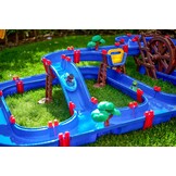 AquaPlay Mega Water Wheel blauwe waterbaan 180 x 125 x 35 cm