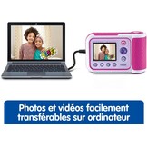 VTech - KidiZoom Print Cam Roze, Instant Print Camera, Foto, Selfie, Video, Kleurendisplay, Stickers, Filters en Grappige Effecten, Cadeau voor Kinderen vanaf 5 Jaar - Inhoud in het Frans | Digitale camera voor kinderen vanaf 5 jaar, onmiddellijke afdruk,