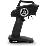 Jamara 410113 410113-J-Rock Crawler 4WD 1:10 Li-Ion 2,4 GHz - rubberen banden, verstelbare baan, 2 aandrijfmotoren, extreme oprijindex voor hellingen, zeer hoge bodemvrijheid