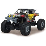 Jamara 410113 410113-J-Rock Crawler 4WD 1:10 Li-Ion 2,4 GHz - rubberen banden, verstelbare baan, 2 aandrijfmotoren, extreme oprijindex voor hellingen, zeer hoge bodemvrijheid