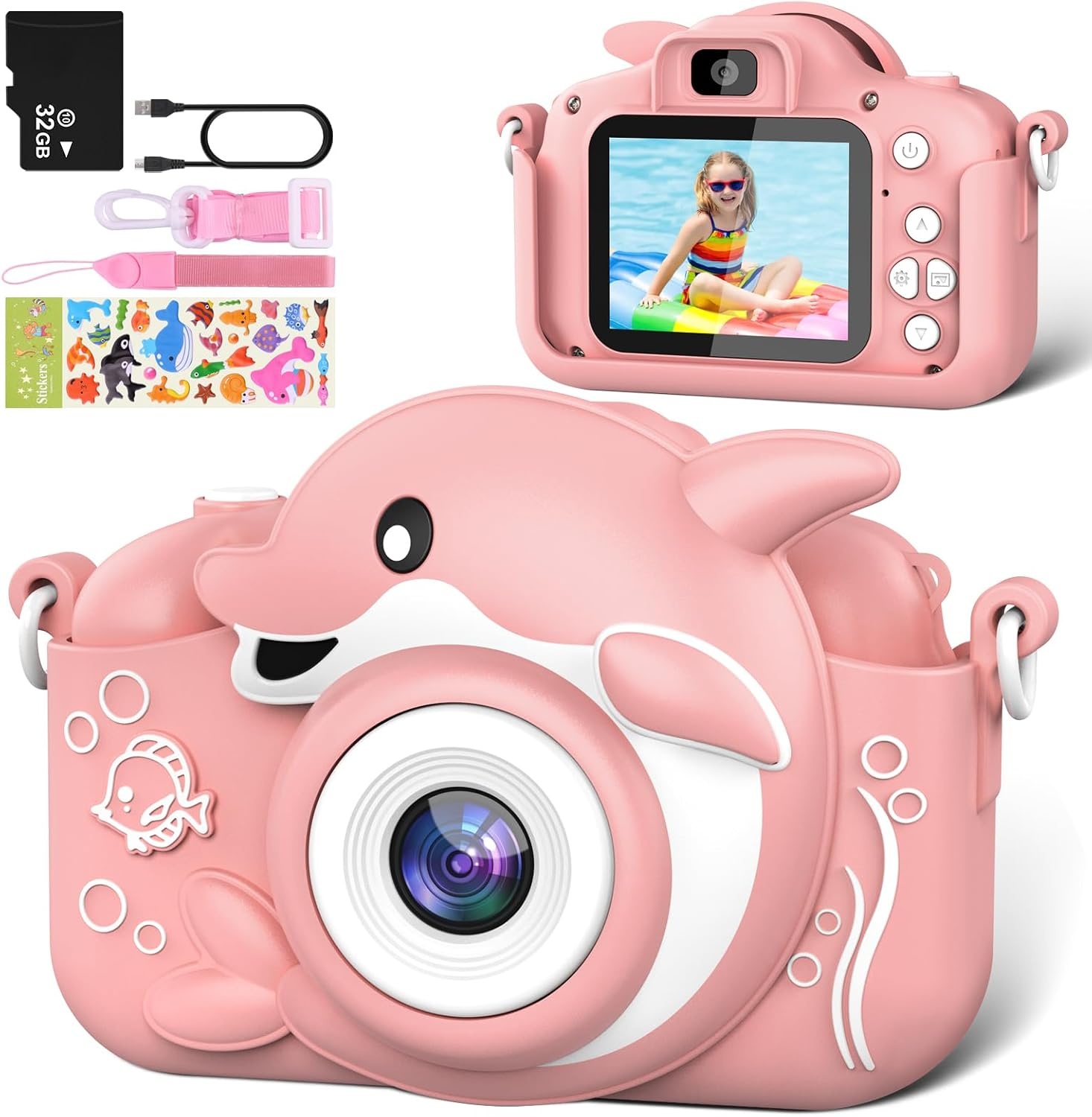 Digitale Kinder Camera 1080p HD met 32GB SD Kaart - 33% Korting