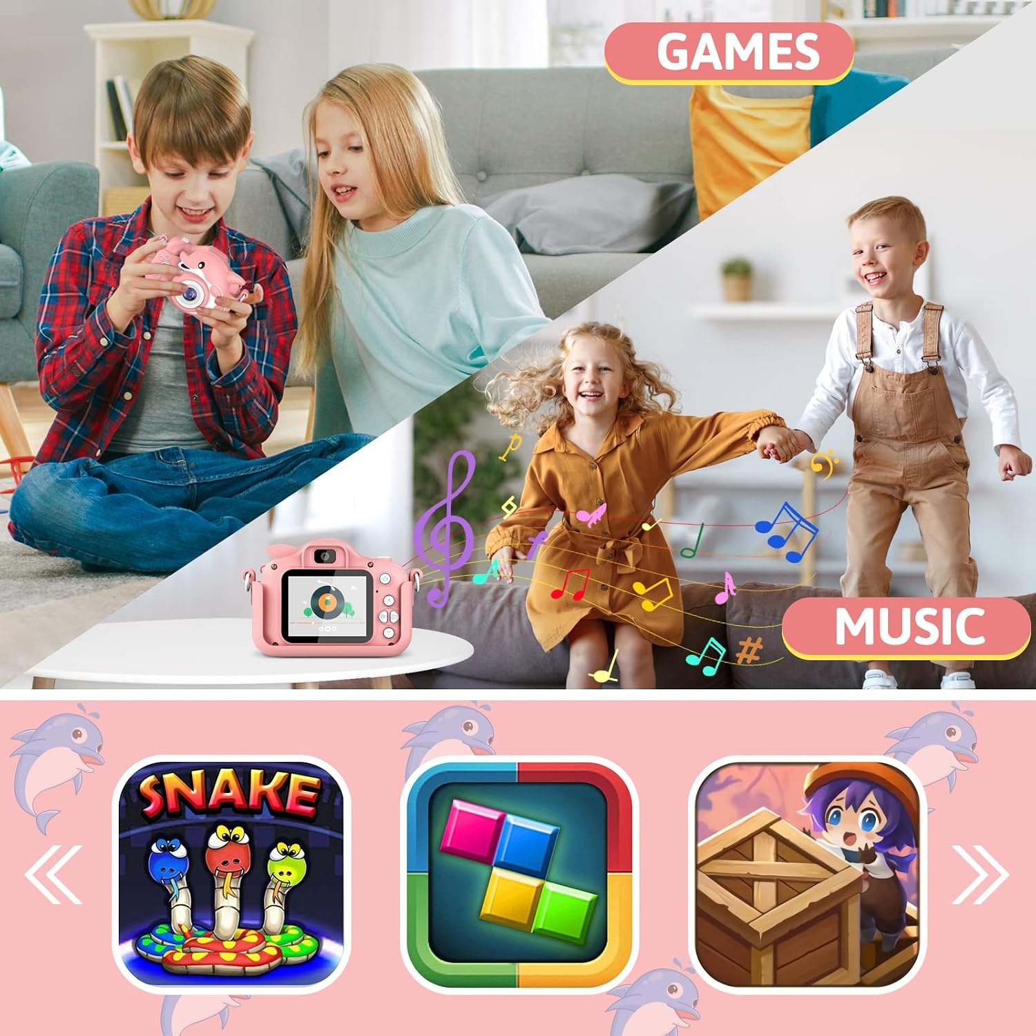 Digitale Kinder Camera 1080p HD met 32GB SD Kaart - 33% Korting