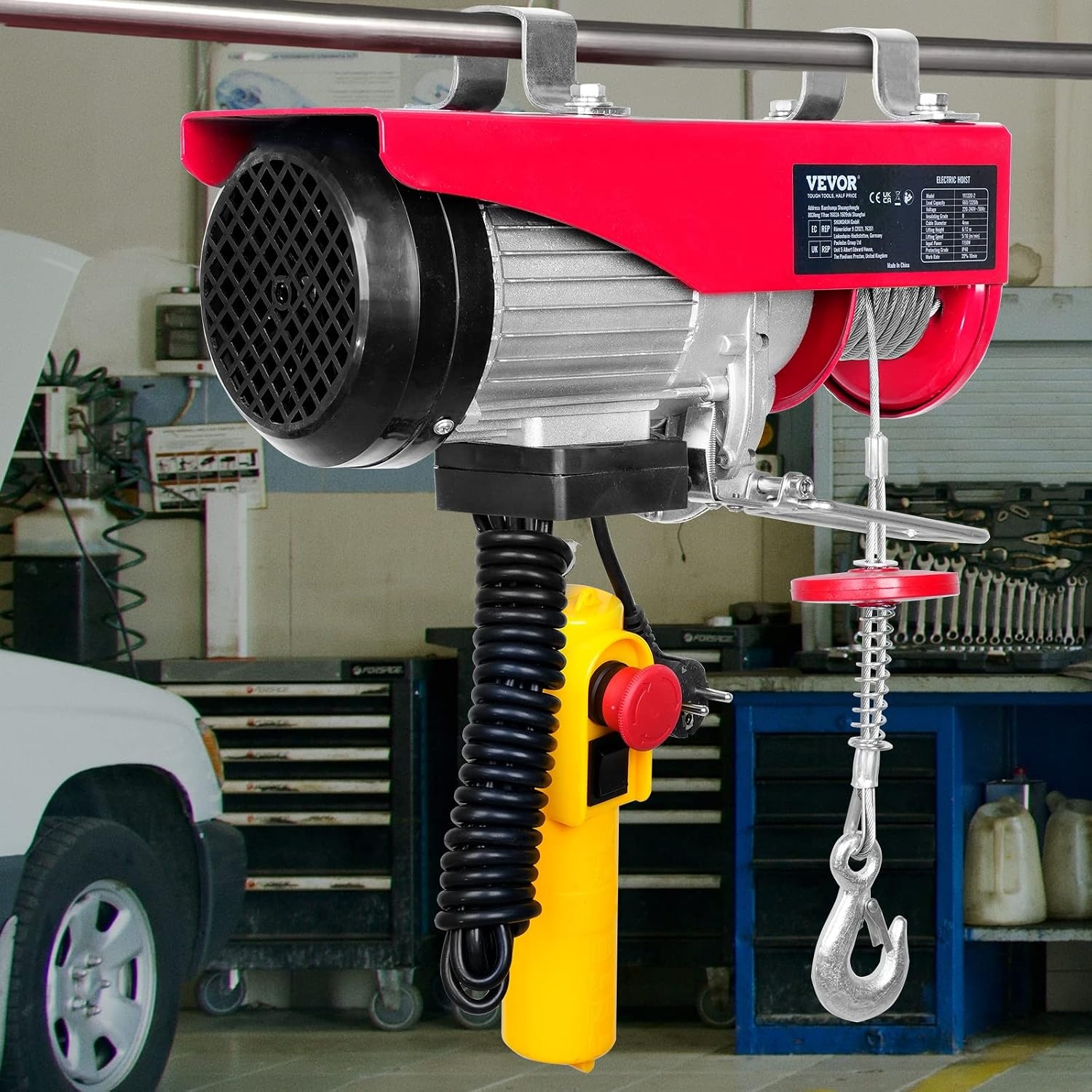 Elektrische Lier 600 kg - 1150W Koperen Motor - 35% Korting