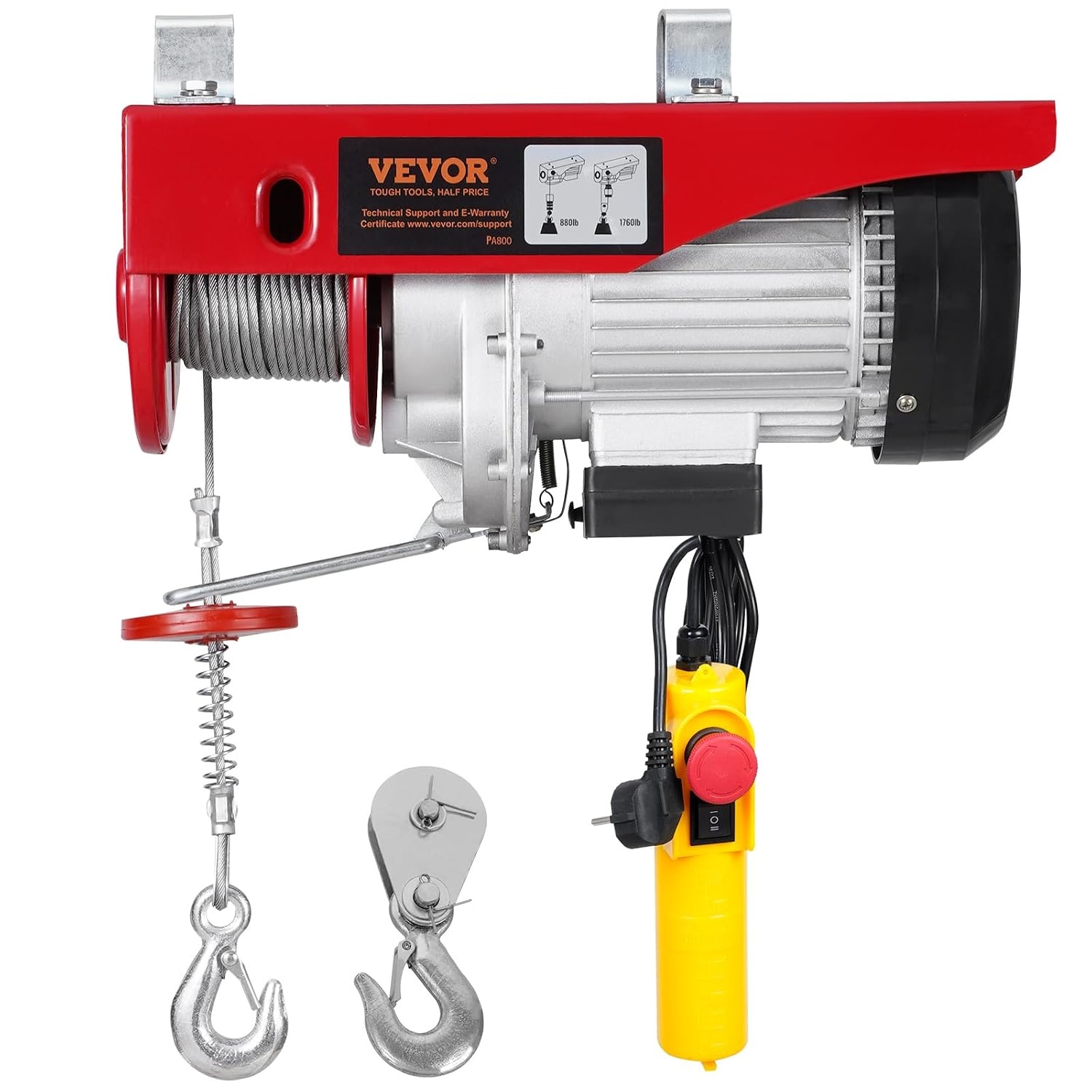 Elektrische Takel 800 kg - 12m Kabel - 35% Korting
