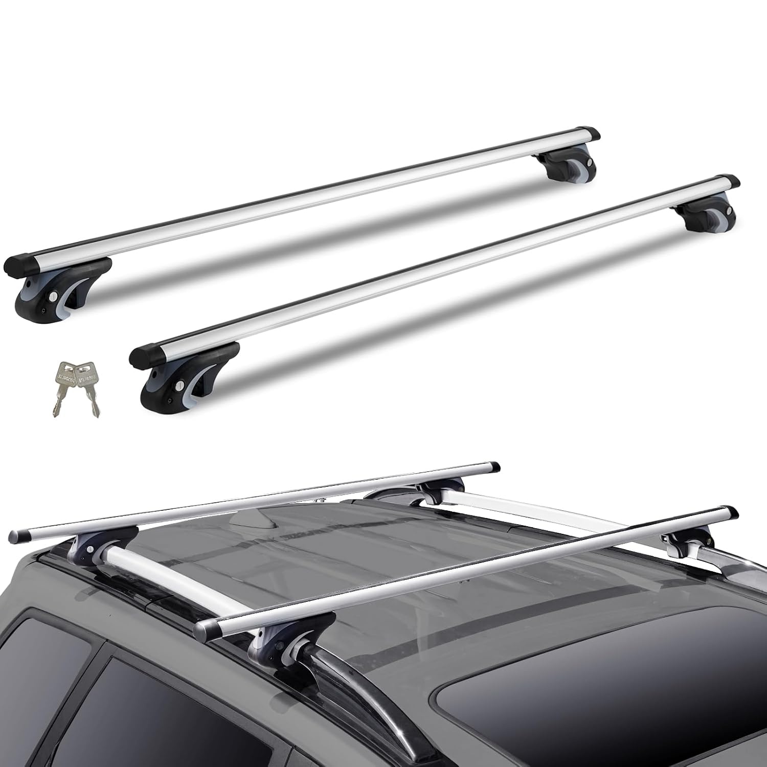 Universele Dakdrager Dwarsstang 137cm - 90,7kg Draagvermogen (34% Korting)