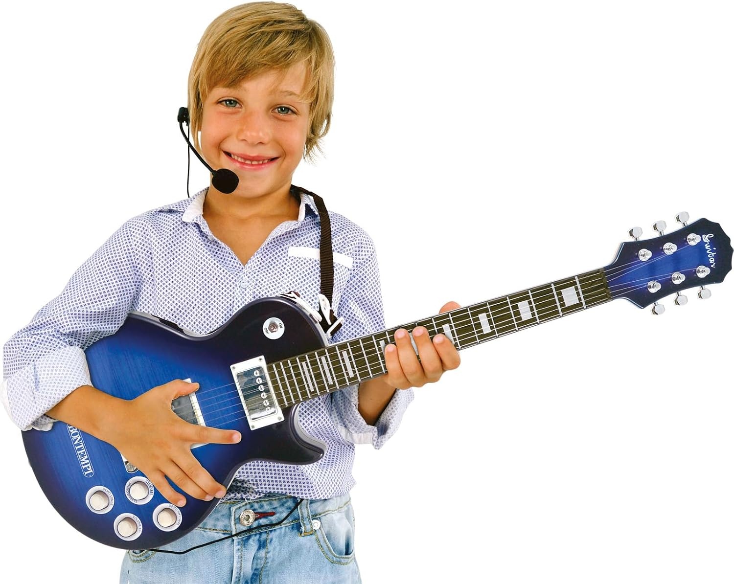 Elektronische Kinder Gitaar Bontempi met Licht & Geluid - 34% Korting