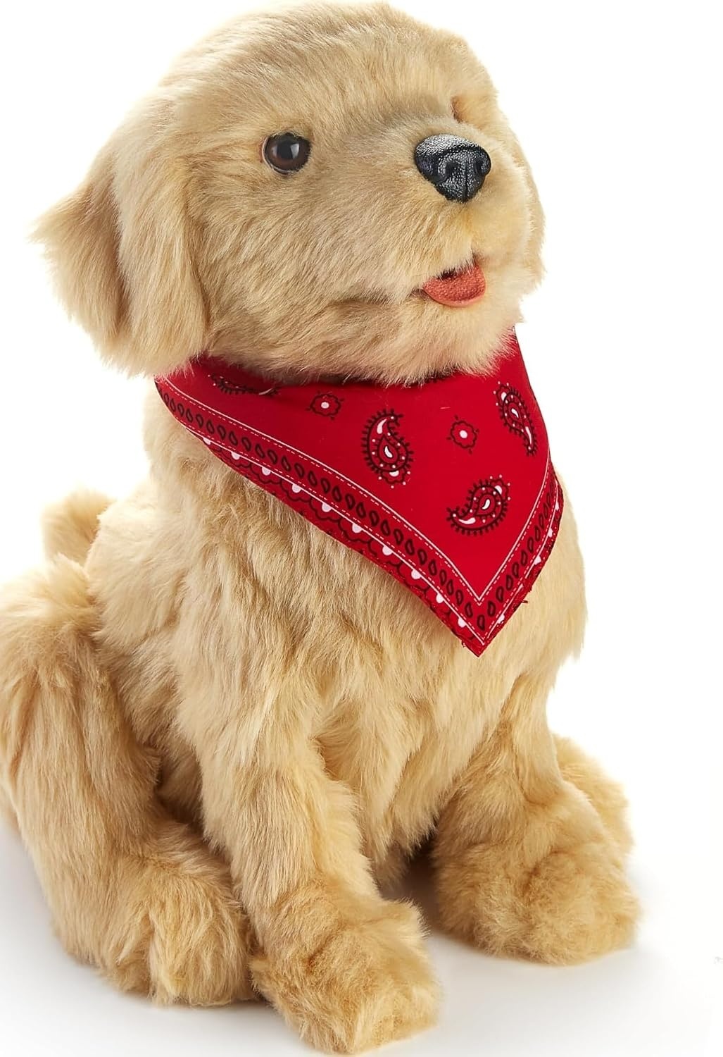 Interactieve Pluche Hond Goud 23cm - Levensecht - 35% Korting