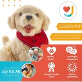 Interactieve Pluche Hond Goud 23cm - Levensecht - 35% Korting
