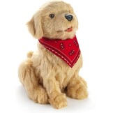 Interactieve Pluche Hond Goud 23cm - Levensecht - 35% Korting