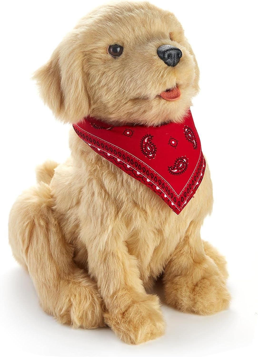 Interactieve Pluche Hond Goud 23cm - Levensecht - 35% Korting