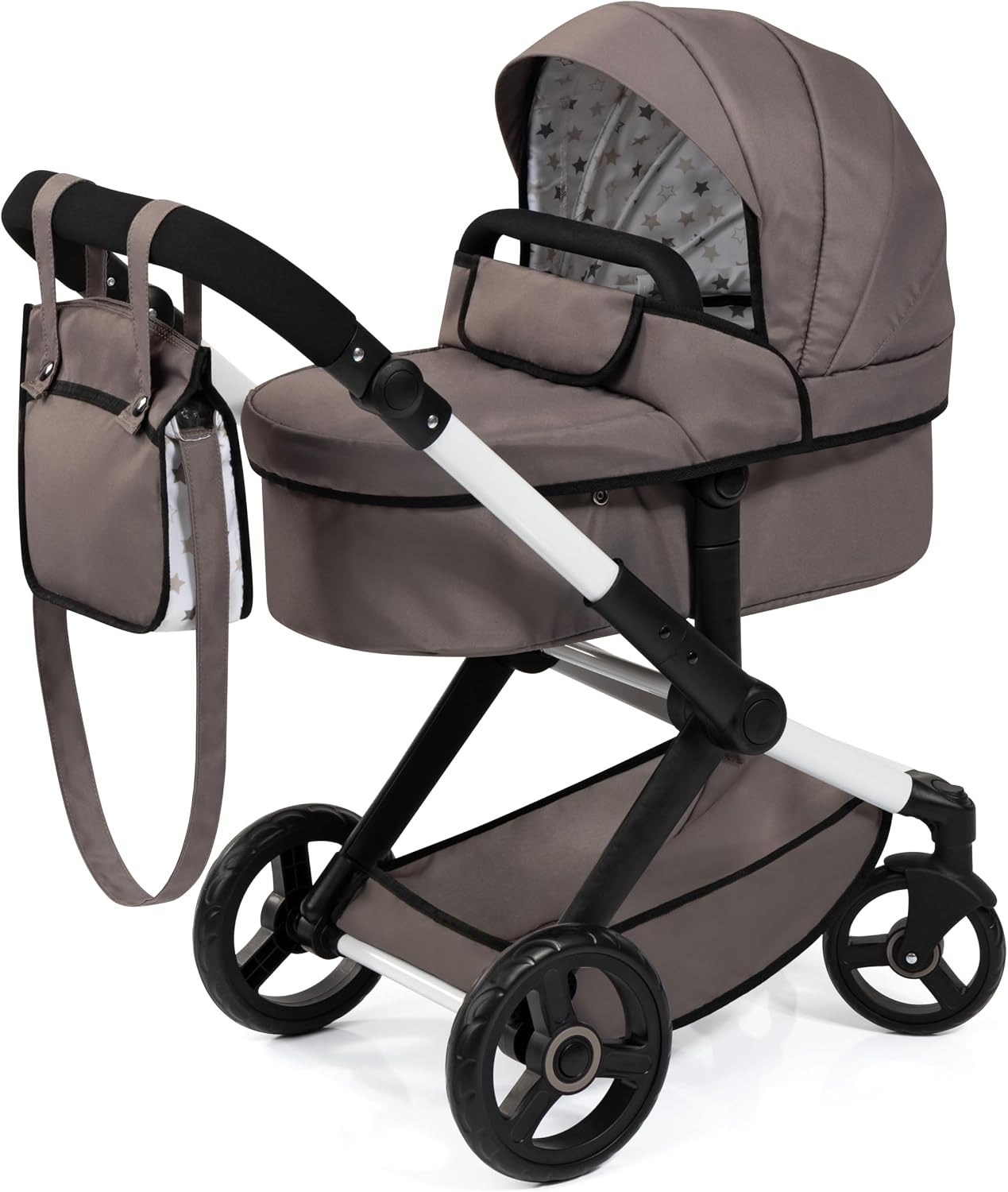 Poppenwagen XEO 2-in-1 Cappuccino - 34% Korting