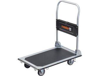 Inklapbare Platformwagen 150 kg met Parkeerrem & Zwenkwielen - 34% Korting