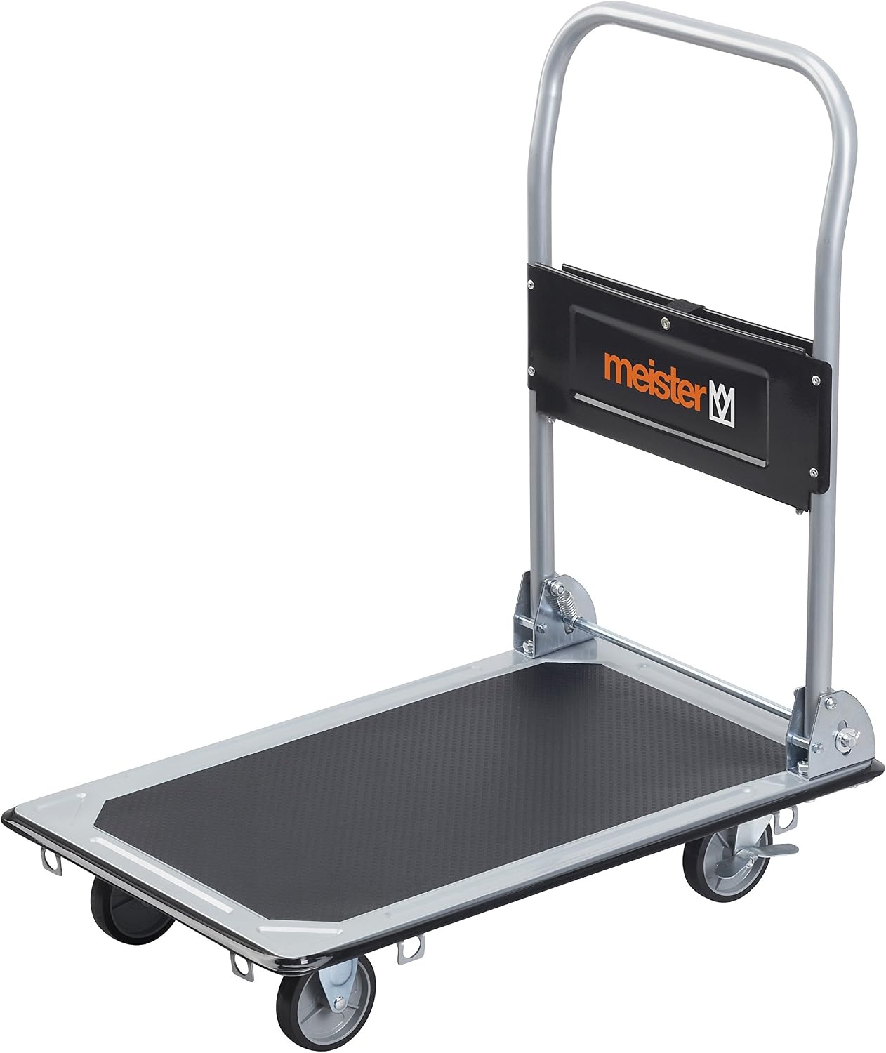 Inklapbare Platformwagen 150 kg met Parkeerrem & Zwenkwielen - 34% Korting