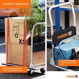 Inklapbare Platformwagen 150 kg met Parkeerrem & Zwenkwielen - 34% Korting