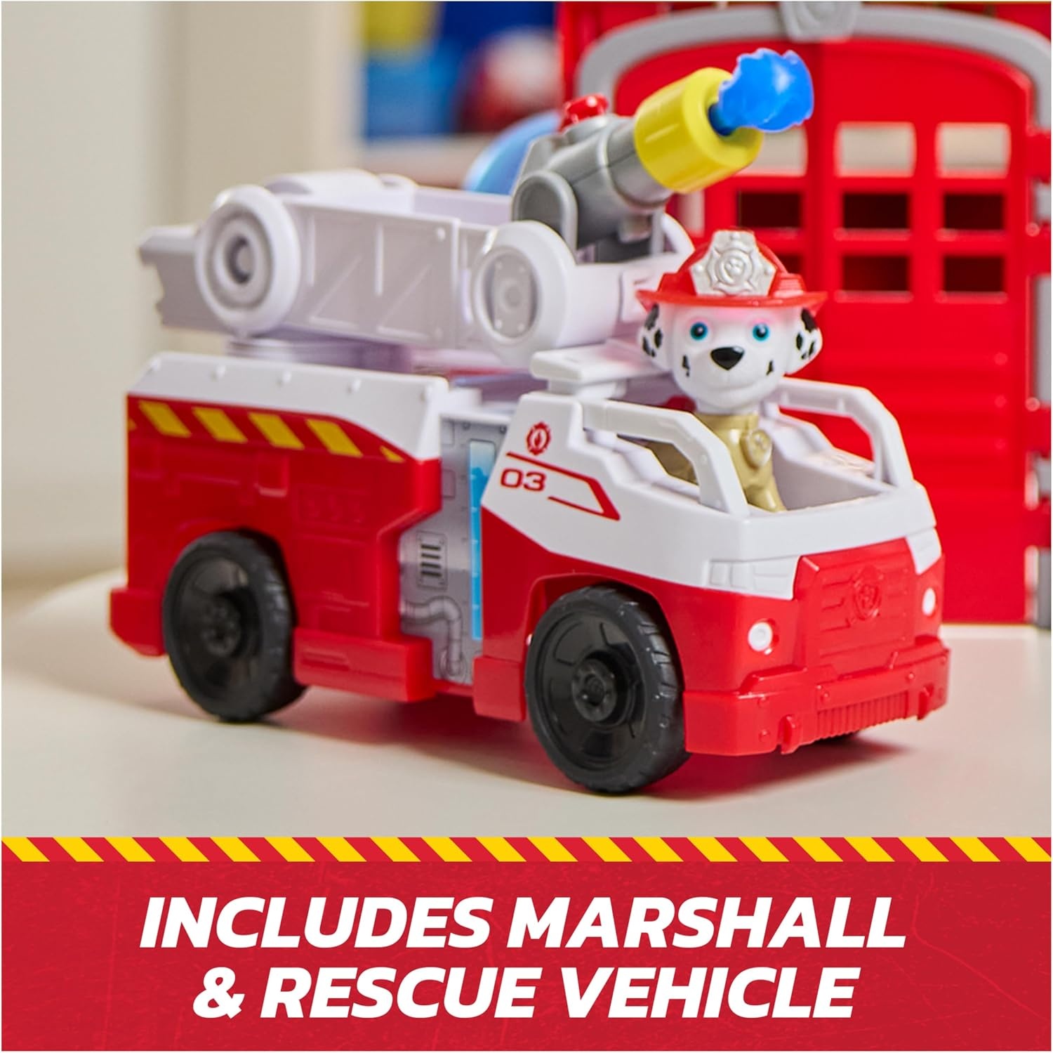 PAW Patrol Brandweerkazerne Speelset met Marshall & Brandweerwagen | 58% Korting