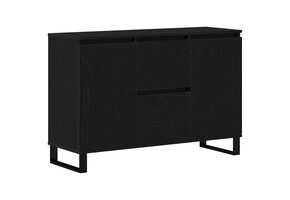Dressoir Zwart Eiken Hout - 35% Korting