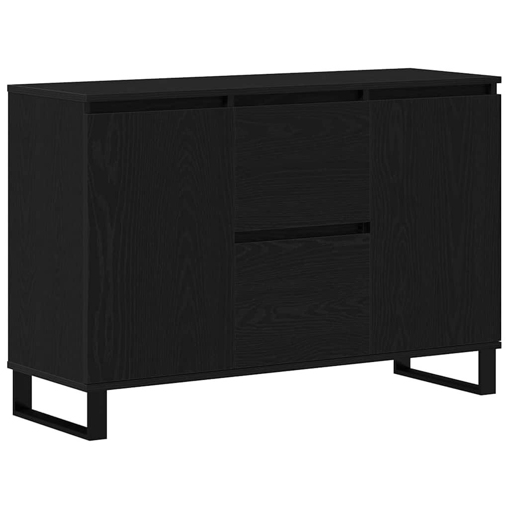 Dressoir Zwart Eiken Hout - 35% Korting