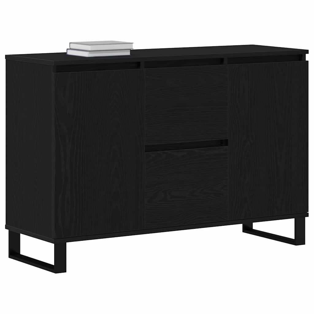 Dressoir Zwart Eiken Hout - 35% Korting