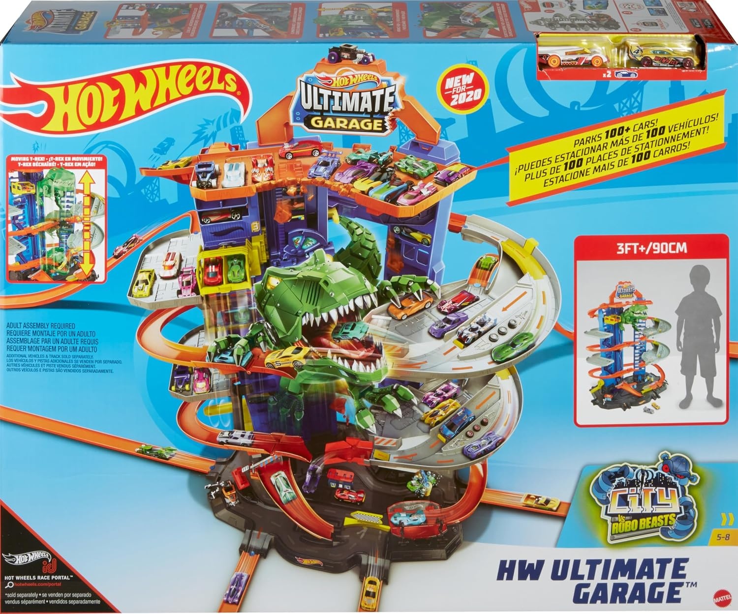 Hot Wheels Ultieme Garage Speelset met T-Rex - 59% Korting!