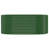 Plantenbak 175x100x68 cm Groen Gepoedercoat Staal - 34% Korting