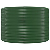 Plantenbak 175x100x68 cm Groen Gepoedercoat Staal - 34% Korting