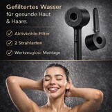 Douchekop met filter - 2 standen, chloorverwijdering, 53% korting