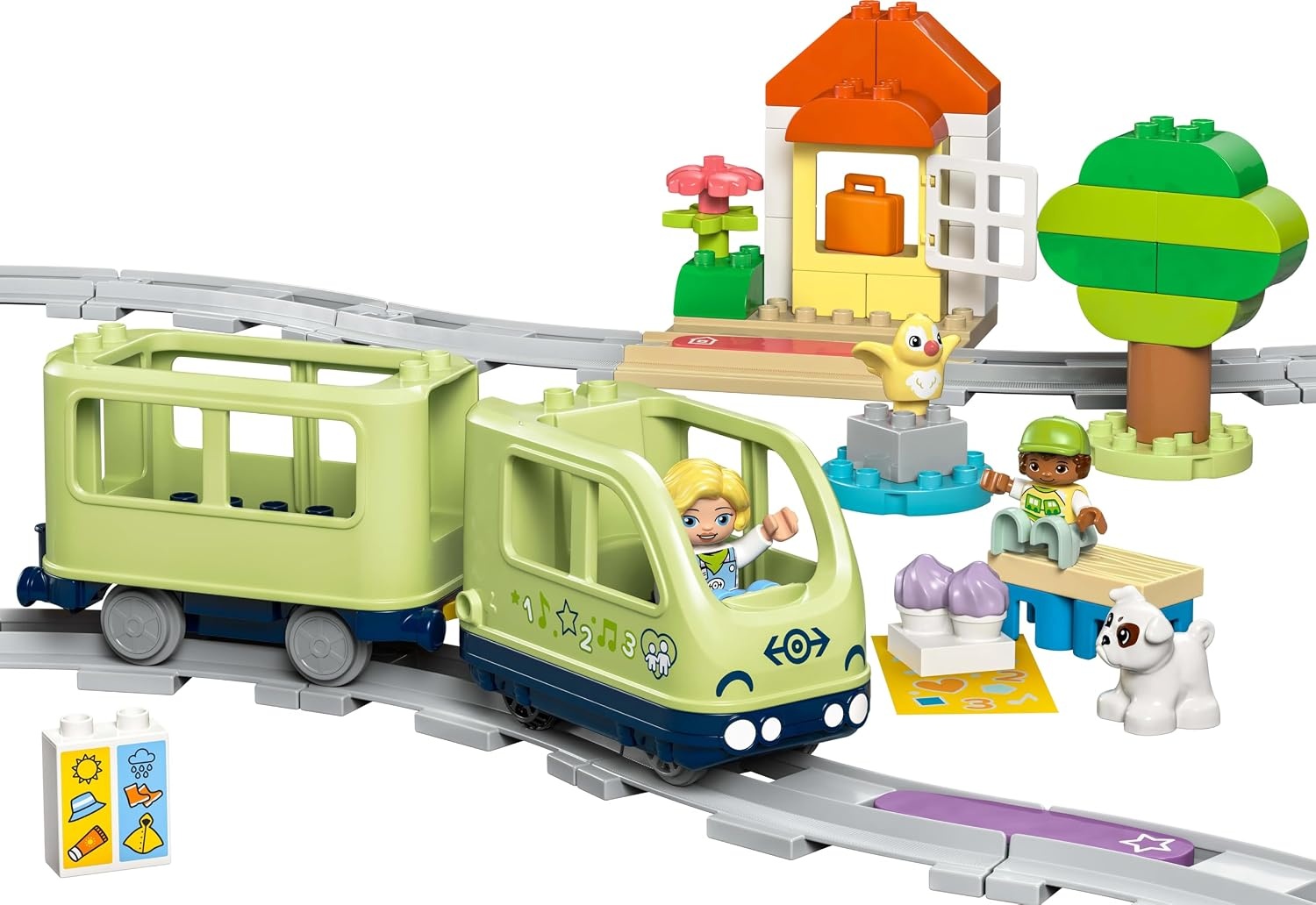 Interactieve Avonturen Trein Bouwset - Educatief Speelgoed vanaf 2 jaar (59% korting)