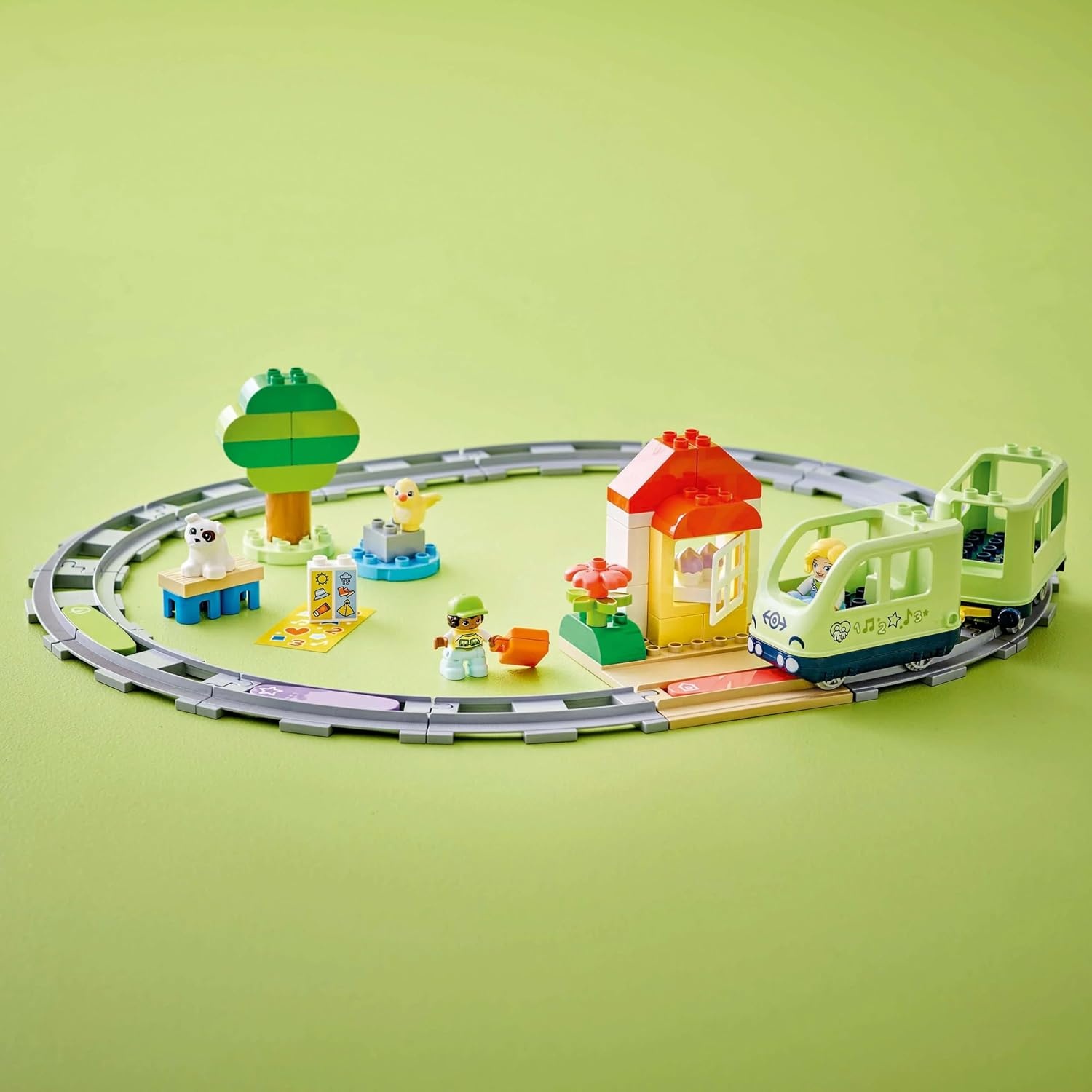 Interactieve Avonturen Trein Bouwset - Educatief Speelgoed vanaf 2 jaar (59% korting)