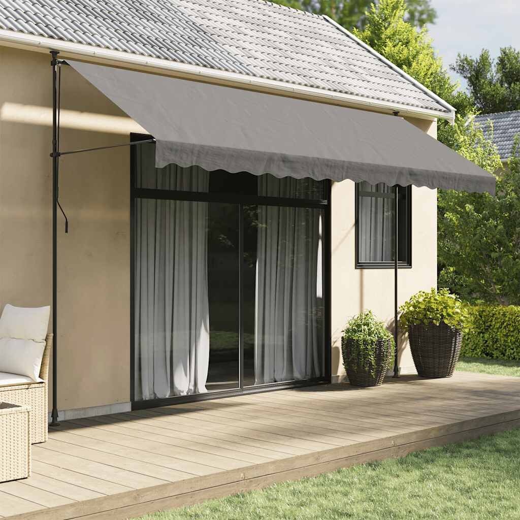 Uittrekbare Luifel Antraciet 400x150 cm - 35% Korting
