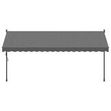 Uittrekbare Luifel Antraciet 400x150 cm - 35% Korting