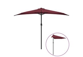 Balkonparasol Bordeauxrood 300x155 cm (51% korting)